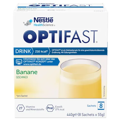 Optifast Drink Banane Pulver – Bild 1
