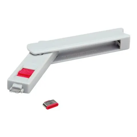 ROLINE USB Typ C Port Blocker 1x Schloss – Bild 1