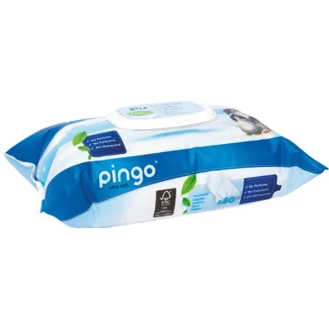 Pingo Toallitas Ecológicas Sin perfume 80 Unidades – imagen 1