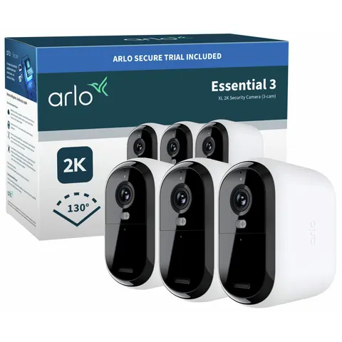 ARLO Essential 3 XL 2K (3er Set), Sicherheitskamera – Bild 1