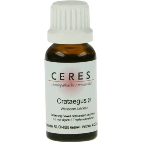 CERES Crataegus Urtinktur 20 ml Tropfen – Bild 1