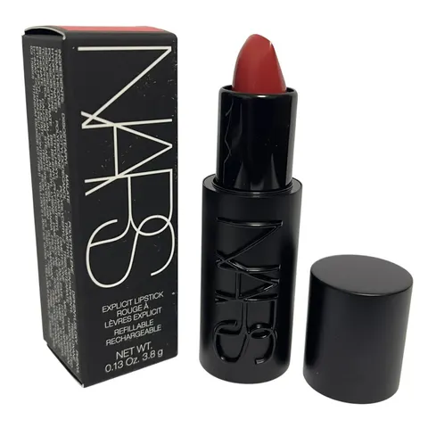 NARS Explicit Satin Lipstick 3.8g #825 No Strings – Red – image 1