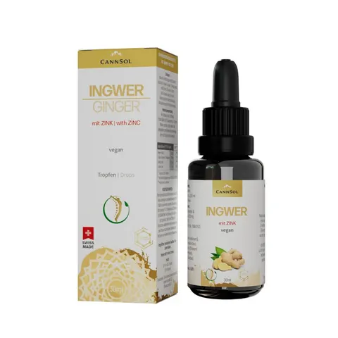 Cannsol Ingwer mit Zink Tropfen – Bild 1