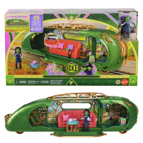 Wicked Emerald City Train Small Doll Playset – image 1
