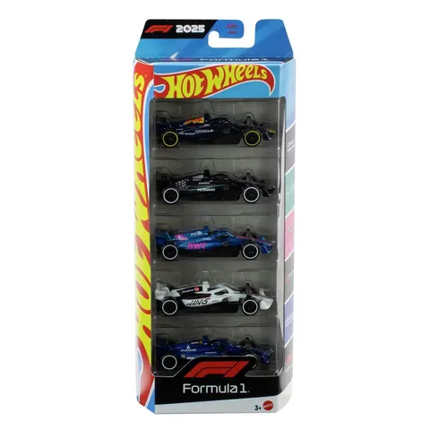 Hot Wheels Formula 1 Set di Macchinine - 5 pz – immagine 1