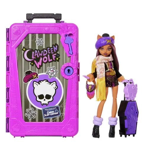 Monster High Secrets Cabin Slay-cation Playset, Clawdeen Wolf Doll – image 1