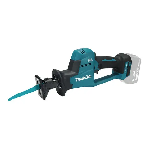 Makita Akku-Reciprosäge DJR189Z, 18 V, incl. Reciprosägeblätter, Karton – blau – Bild 1
