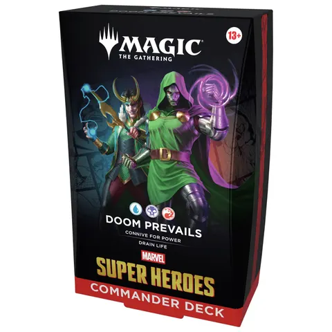 MTG Marvel Super Heroes Commander Deck Doom Prevails Trading Card – image 1