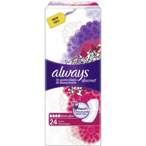 Always discreet Inkontinenz Liner plus – Bild 1