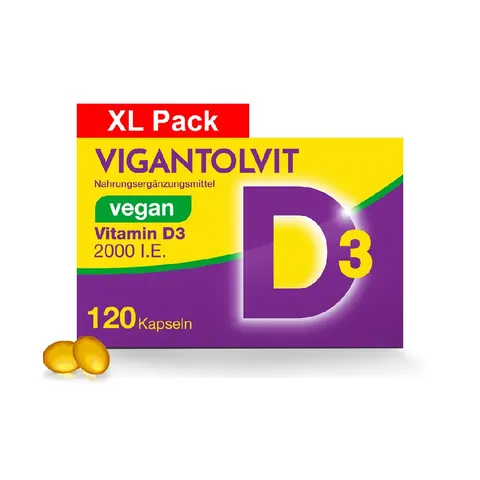 Vigantolvit 2000 i.E. Vitamin D3 Vegan Weichkapseln – Bild 1