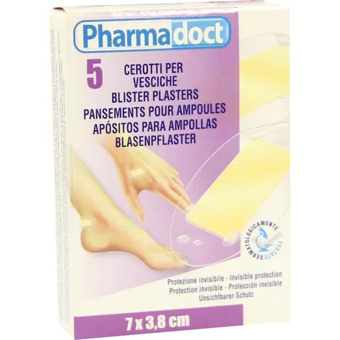 Pharmadoct Blasenpflaster 3,8x7 cm hydrocolloid – Bild 1