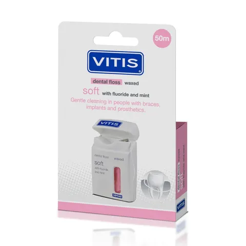 Vitis Soft Dental Floss Mint 50m – image 1