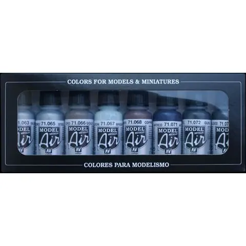 Vallejo Model Air Set - Metallic Colors 71.176 – image 1