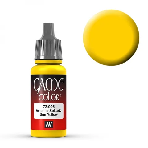 Vallejo Game Color Sun Yellow (18ml) – image 1