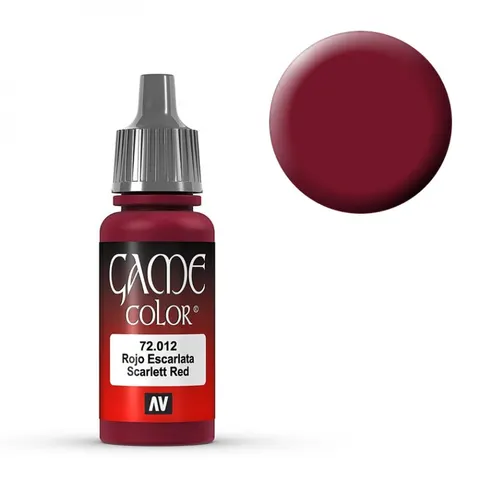 Vallejo Game Color Scarlet Red (18ml) – image 1