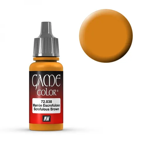 Vallejo Game Color Scrofulous Brown (18ml) – image 1