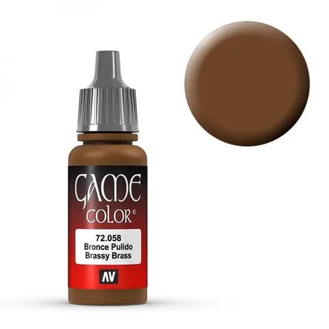 Vallejo Game Color Brassy Brass (18ml) – image 1