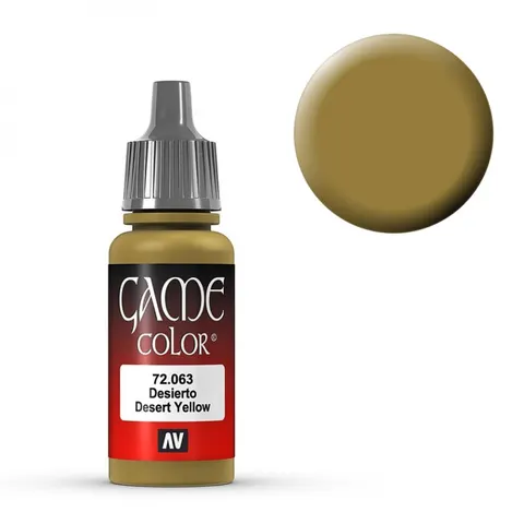 Vallejo Game Color Desert Yellow (18ml) – image 1