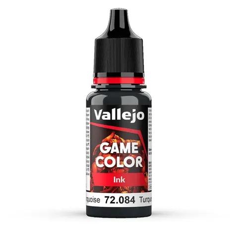 Vallejo Game Color Game Ink - Dark Turquoise (18ml) – image 1