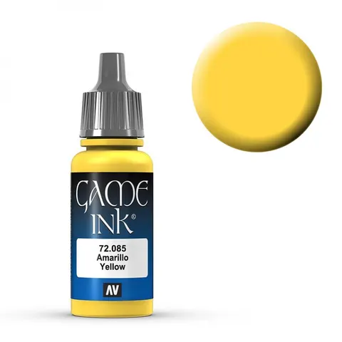 Vallejo Game Color Game Ink - Yellow (18ml) – image 1