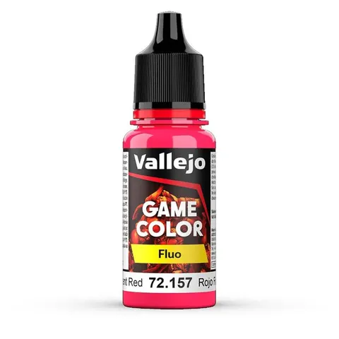 Vallejo Game Color Fluo - Fluorescent Red (18ml) – image 1