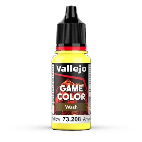 Vallejo Game Color Wash - Yellow (18ml) – image 1