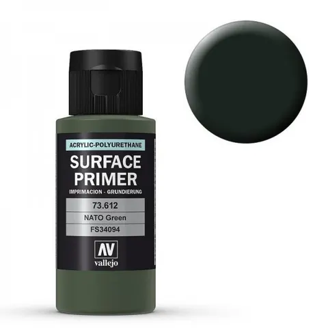 Vallejo Polyurethane - Primer Nato Green FS34094 60ml – image 1