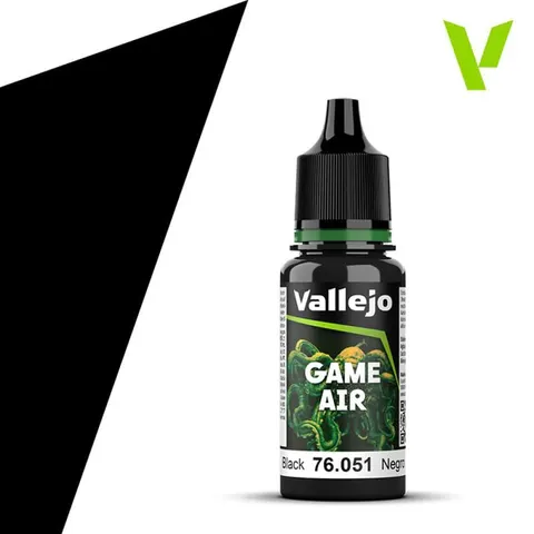 Vallejo Game Air Black (18ml) 76.051 – image 1