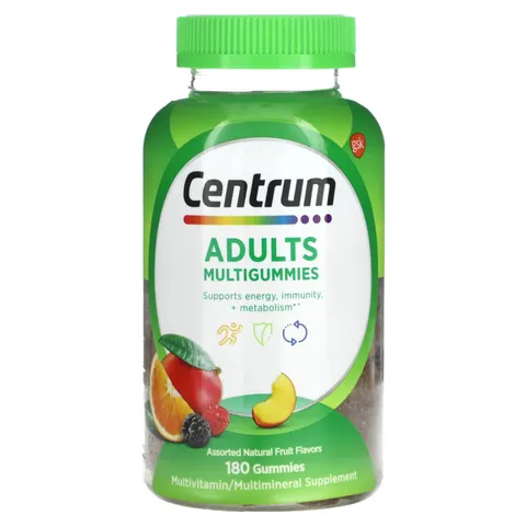 Centrum, Adults Multigummies, Assorted Natural Fruit , 180 Gummies – image 1