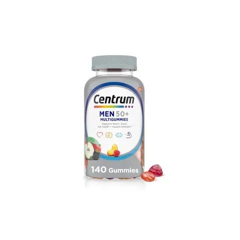 Centrum, Men 50+ Multigummies, Assorted Natural Fruit, 140 Gummies – image 1