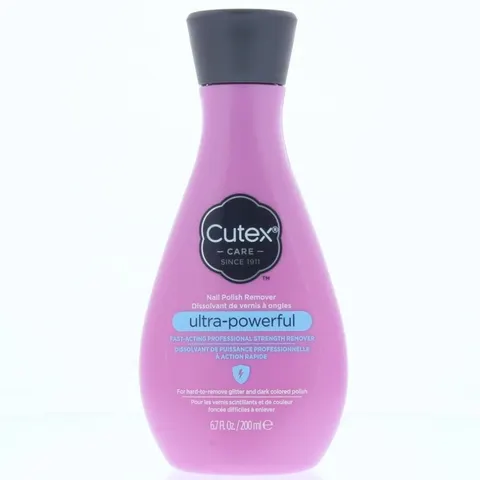 Cutex - Nail Polish Remover ~ Ultra Powerful (200ml) – image 1
