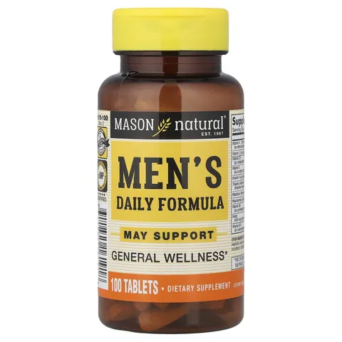 Mason Natural, Men's Daily Formula, 100 Tablets – image 1