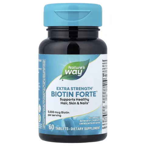 Nature's Way, Biotin Forte, 60 Tablets – image 1