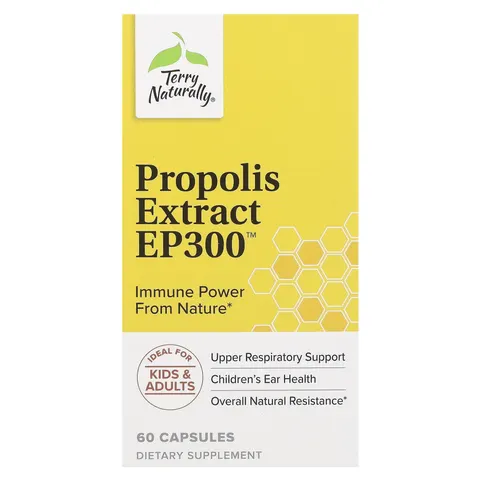 Terry Naturally, Propolis Extract EP300, 60 Capsules – image 1