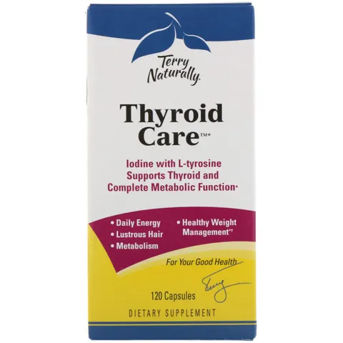 Terry Naturally, Thyroid Care, 120 Capsules – image 1