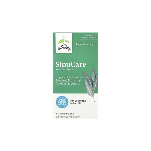 Terry Naturally, SinuCare™ with Eucalyptus, 60 Softgels – image 1