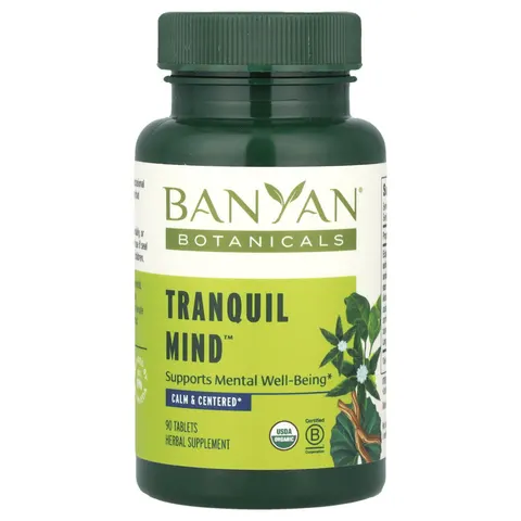 Banyan Botanicals, Tranquil Mind‚Ñ, 90 Tablets – image 1