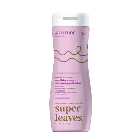 Attitude - Super Leaves Shampoo Curl Amplifying Type 2 - 473ml – afbeelding 1