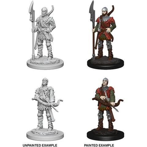 Pathfinder RPG: Deep Cuts Unpainted Miniatures: Town Guards (Wave 4) – image 1