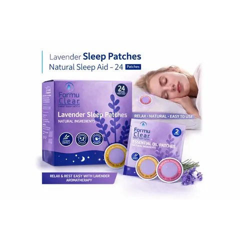 Lavendel-Patches, 24 Stück – lila – Bild 1