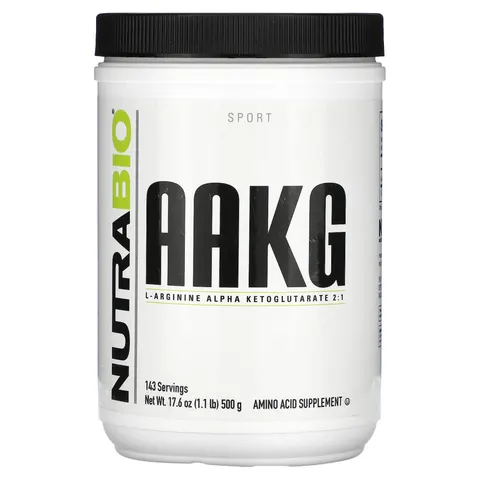 NutraBio, AAKG, 1.1 lb (500 g) – image 1