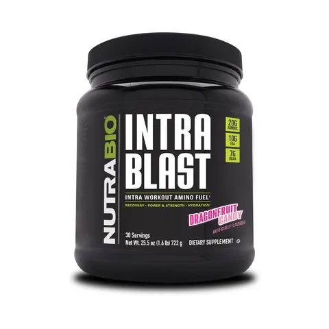 NutraBio Intra Blast 30 Servings Dragon Fruit – image 1