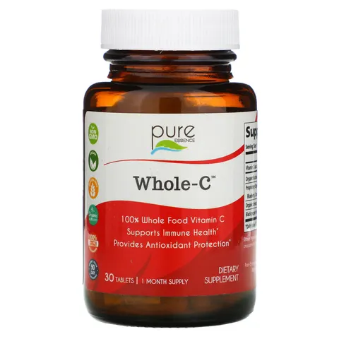 Pure Essence, Whole C, 30 Tablets – image 1