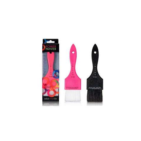 Framar Pink and Black Power Painter Brushes – image 1
