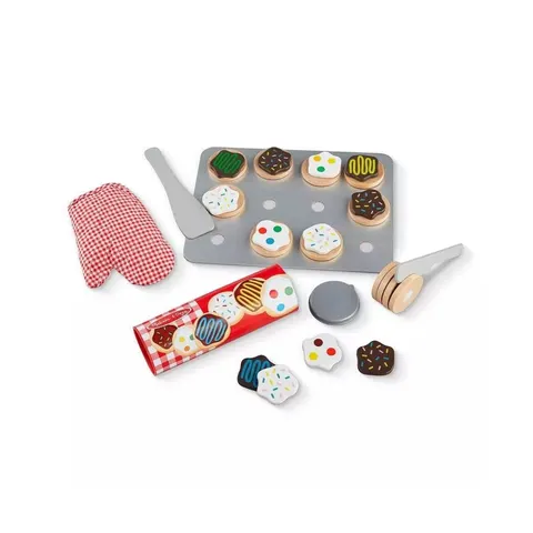 Melissa & Doug Wooden Slice & Bake Cookie Set – image 1