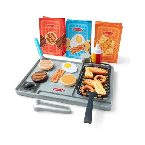 Melissa & Doug Flip & Fry Grill Play Set – image 1