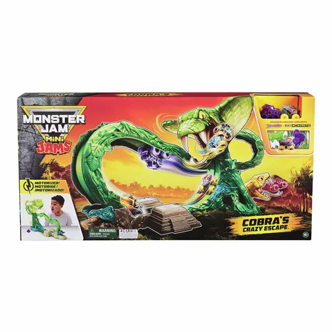 Monster Jam Mini Jams Cobra's Crazy Escape Playset – image 1