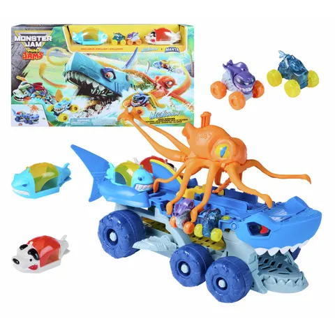 Monster Jam Megalodon Squid Takedown Carrier Playset – image 1