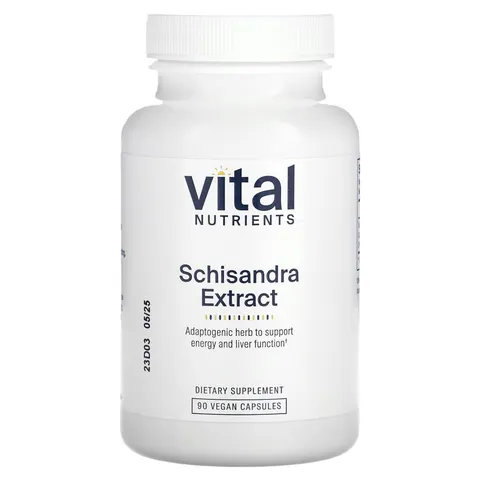 Vital Nutrients, Schisandra Extract, 90 Vegan Capsules – image 1