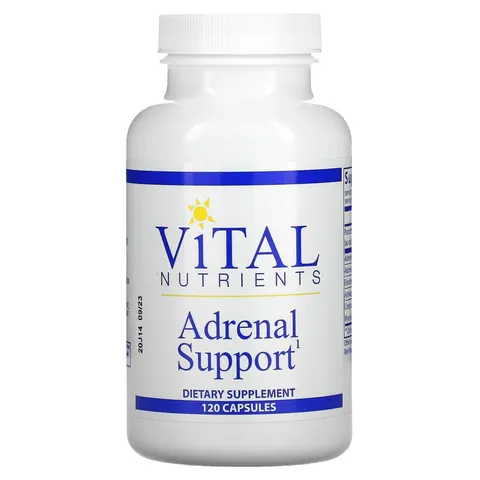 Vital Nutrients, Adrenal Support, 120 Capsules – image 1